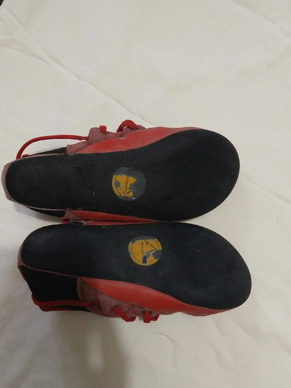 La Sportiva Kids Red and Black Climbing Sandals